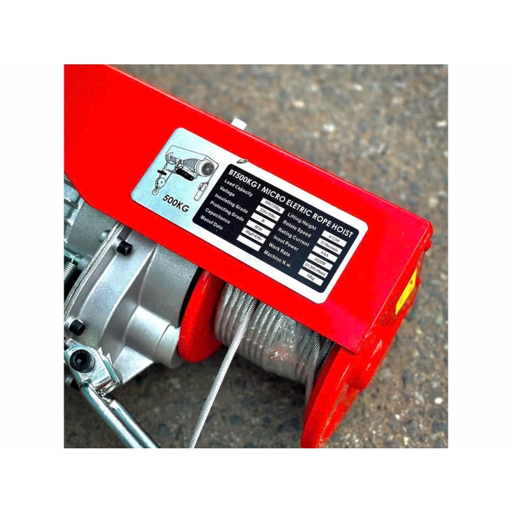 Máy tời điện 250/500kg Btec BT500KG1 