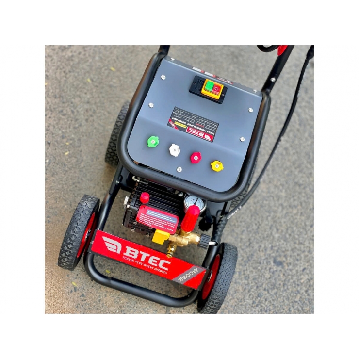 Máy xịt rửa công nghiệp 3.7Kw Btec BT391 xe đẩy