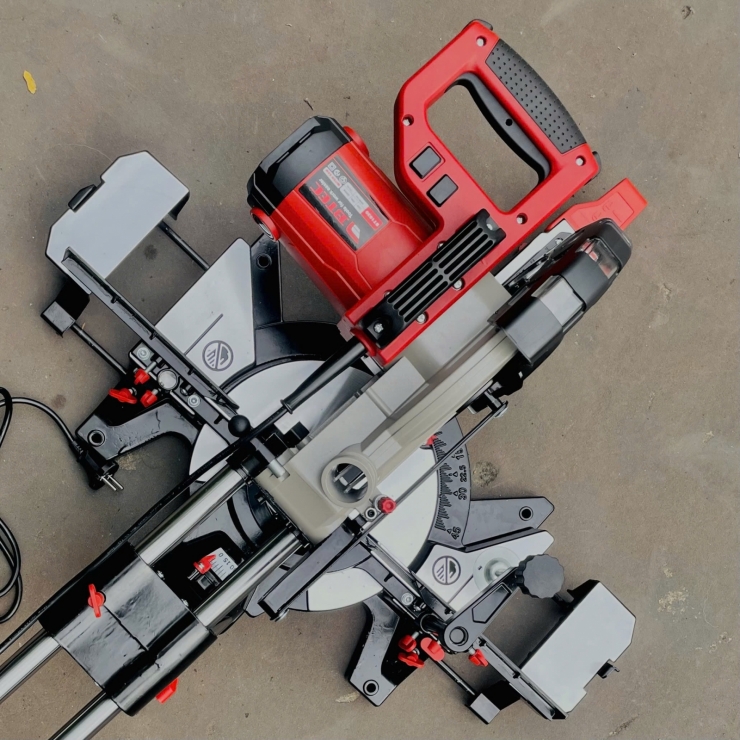 Máy cắt nhôm gỗ ti trượt Btec BT1030A kèm lưỡi 255mm