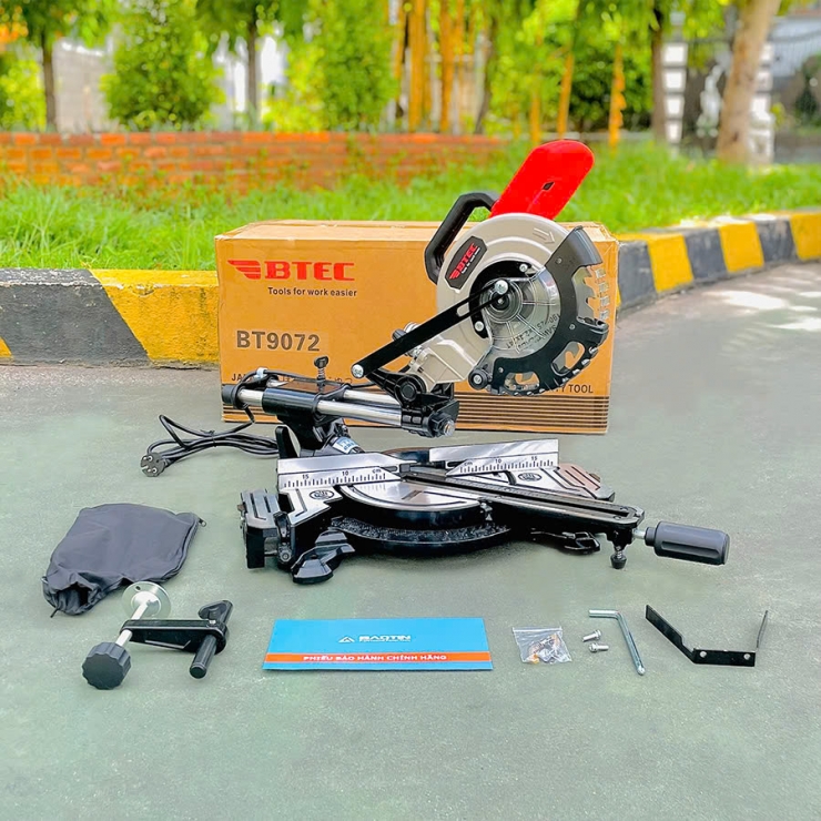 Máy cắt nhôm ti tượt 185mm Btec BT9072