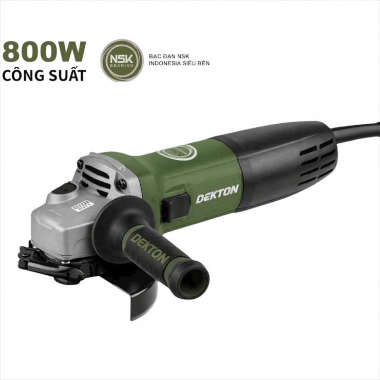 Máy mài tay ngắn Dekton DK-AG800X công tắc trượt
