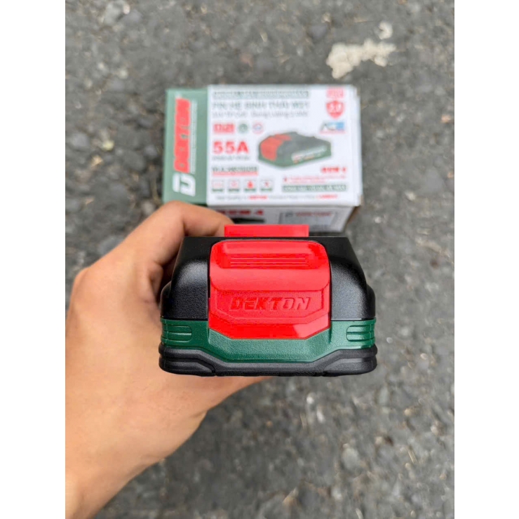 Pin Dekton 2.0Ah M21-B2500PROMAX ( 5cell dòng xả cao 55A )