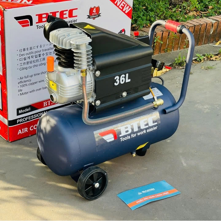 Máy nén khí 36 lít Btec BT3036 chạy dầu