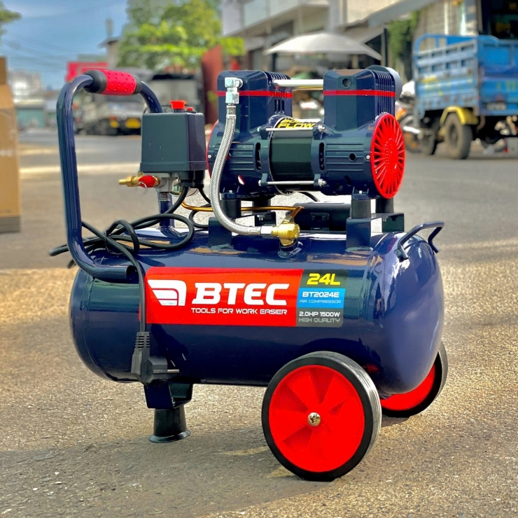 Máy nén khí không dầu 24 lít Btec BT2024E