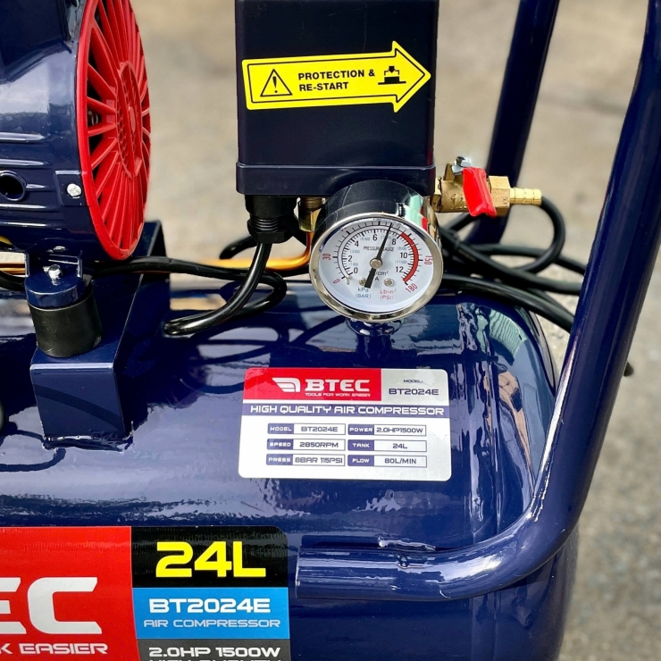 Máy nén khí không dầu 24 lít Btec BT2024E
