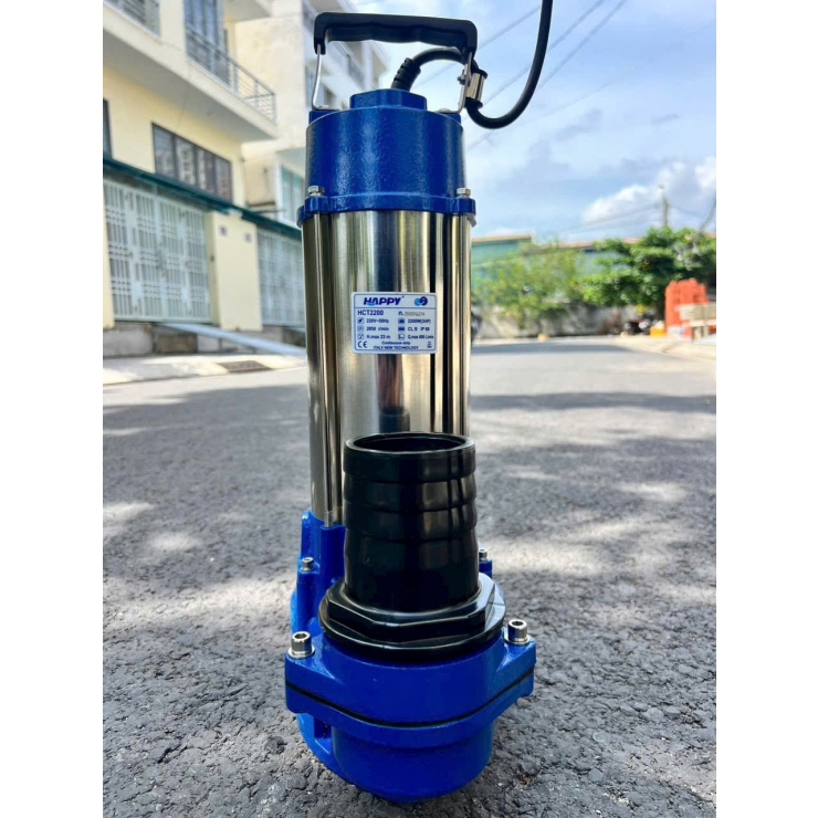 Máy bơm chìm nước thải Inox 2.2kW Happy HCT2200