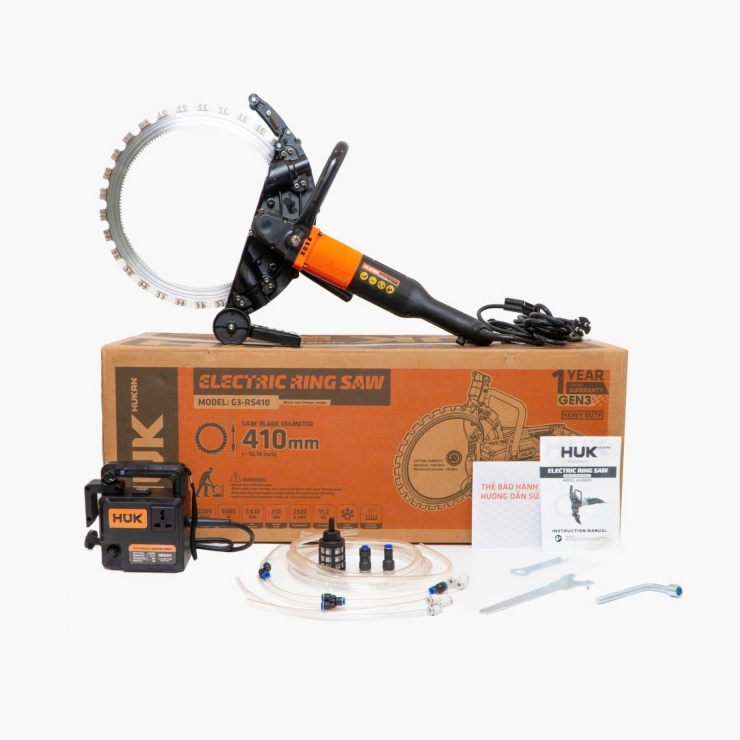 Máy cắt vòng bê tông 410mm Hukan G3-RS410 Brushless